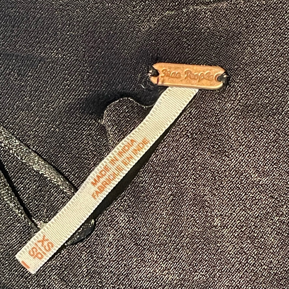 Free People Black Floral Embroidered Kimono Jacket - Picture 5 of 6